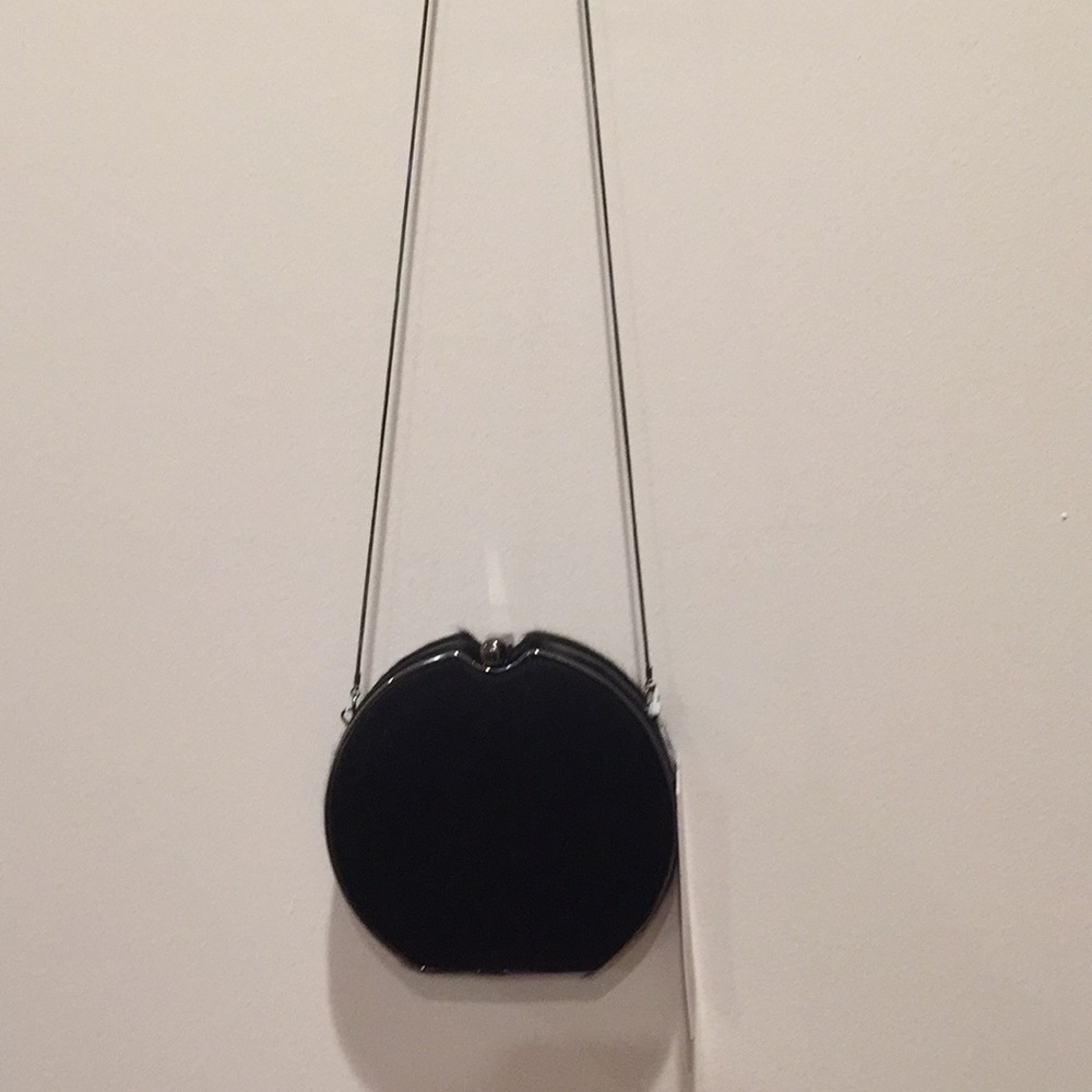 Zara cow leather evening fun purse